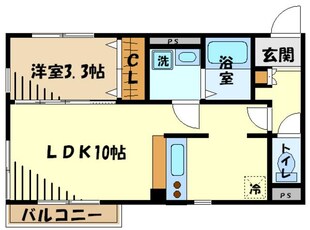 アムールアムールの物件間取画像